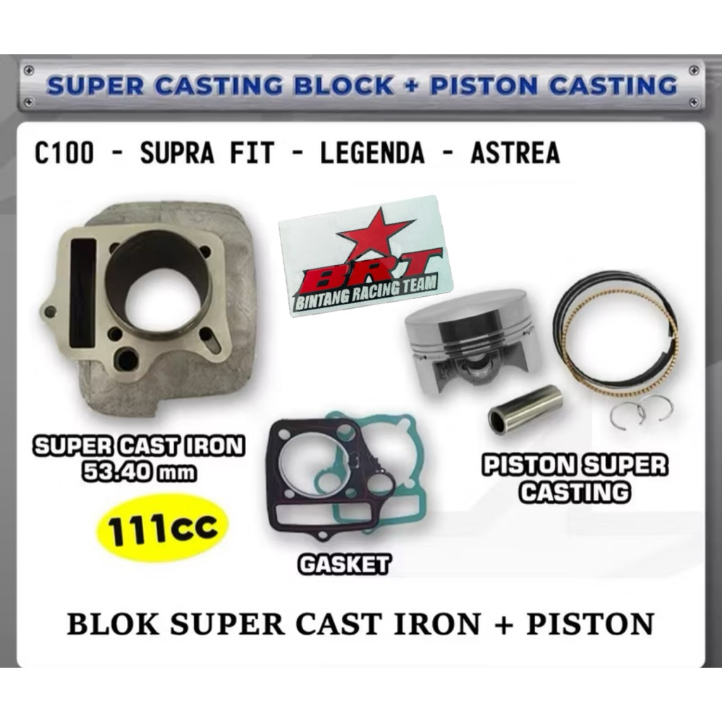 BLOK BRT SUPRA 110 REVO FIT ASTRE GRAND