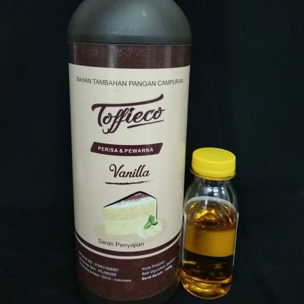 TOFFIECO PASTA VANILA/VANILA BUTTER/RED VELVET/PANDAN/MOKA REPACK KEMASAN 50 GRAM EXP TERUPDATE