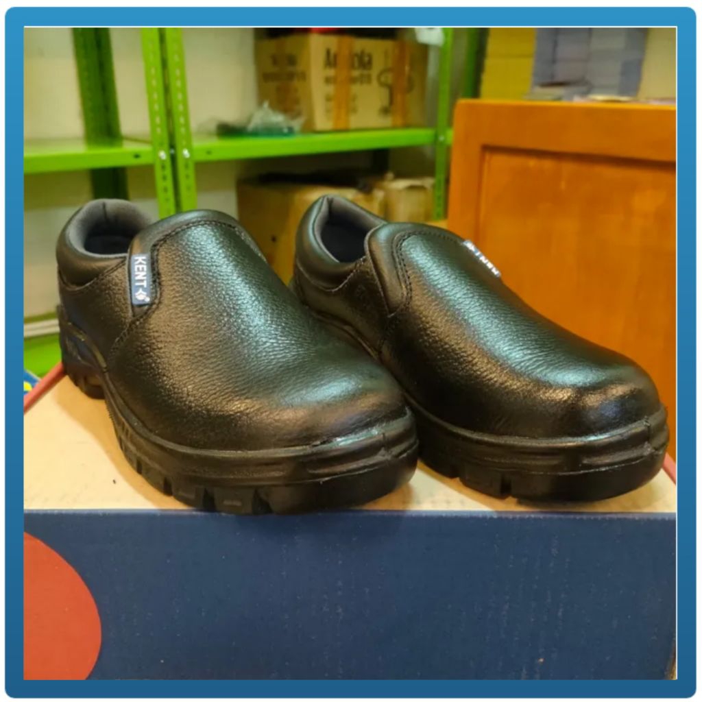 Sepatu Safety Kent Papua / Sepatu Kerja Proyek Pria / Sepatu Boot Pria