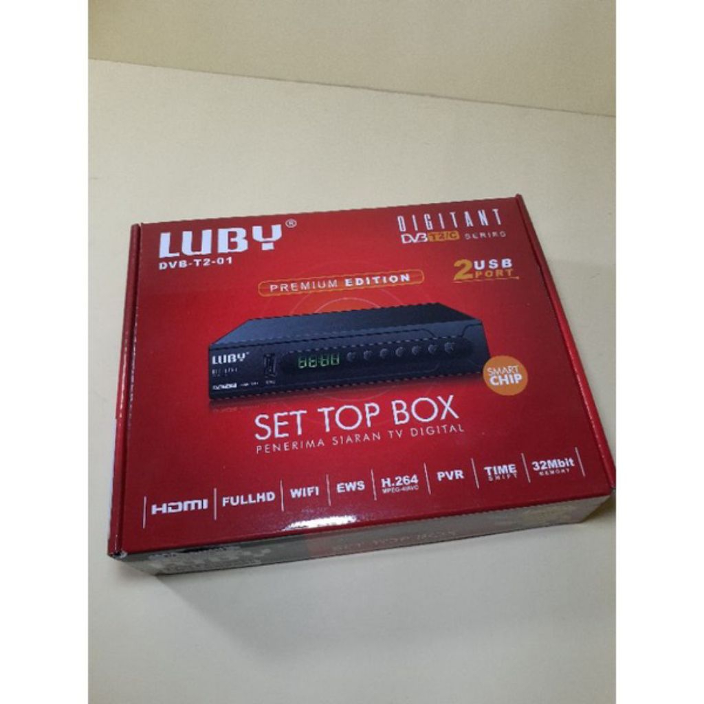 SET TOP BOX LUBY / LUBY STB / DVBT2 / SET TOP BOX / DIGITAL BOX