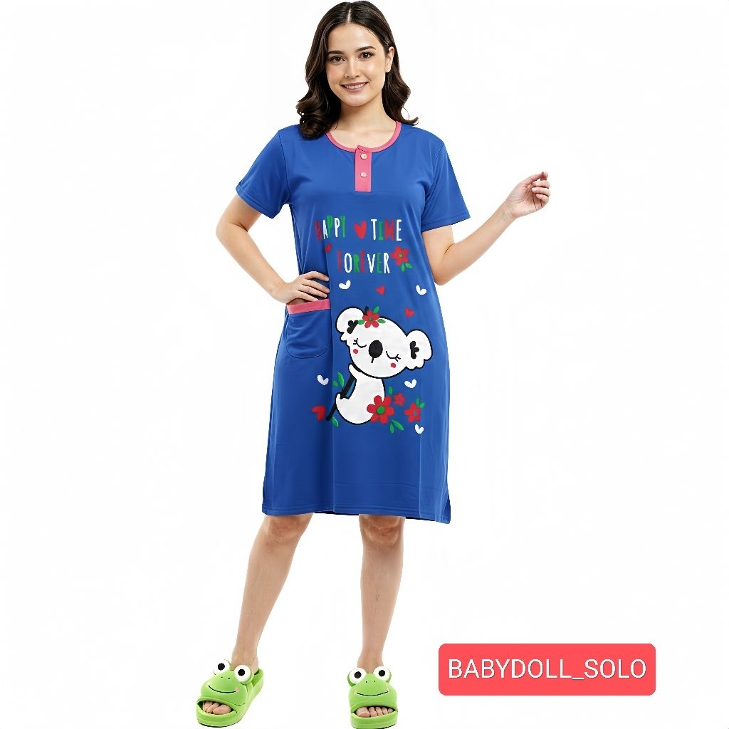 Daster Dewasa Bahan Kaos Daster Wanita Kekinian