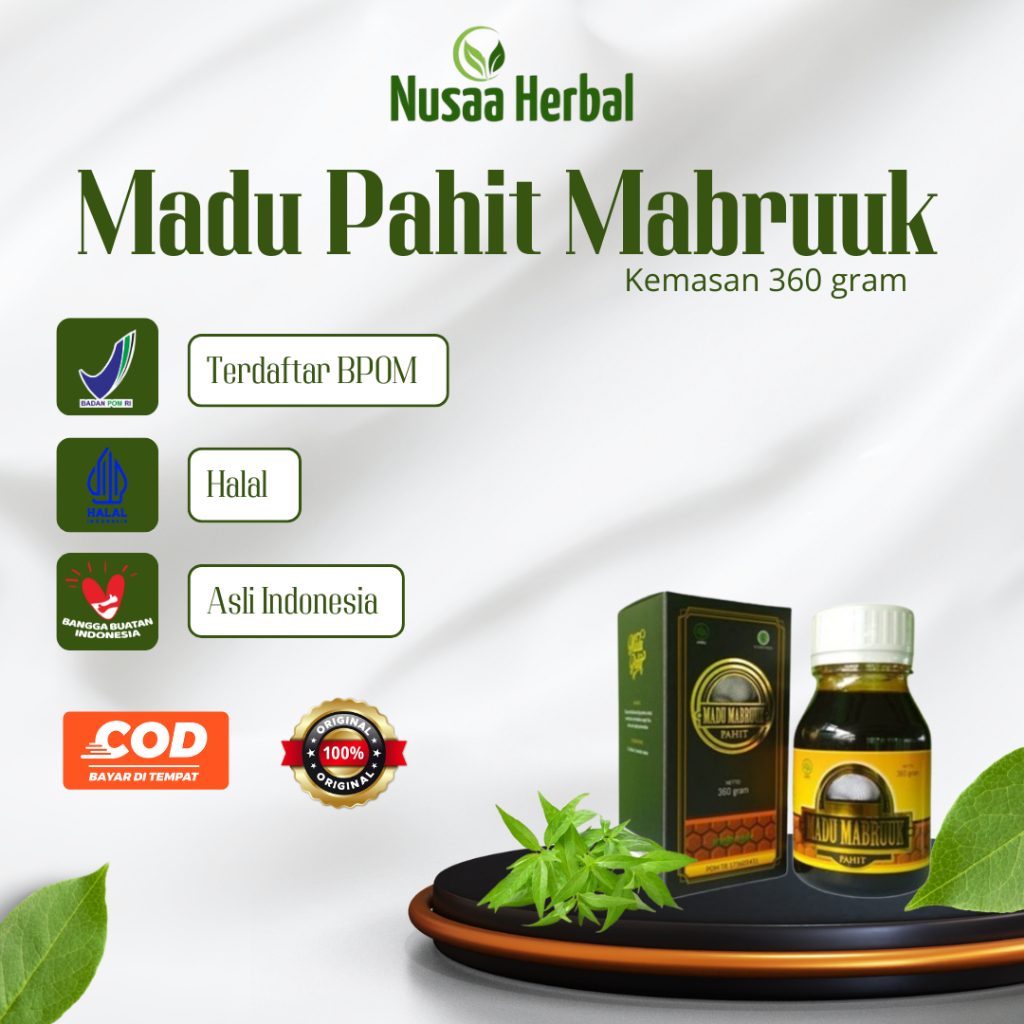 Madu Mabruuk Pahit 360 gram Madu Pahit Mabruuk