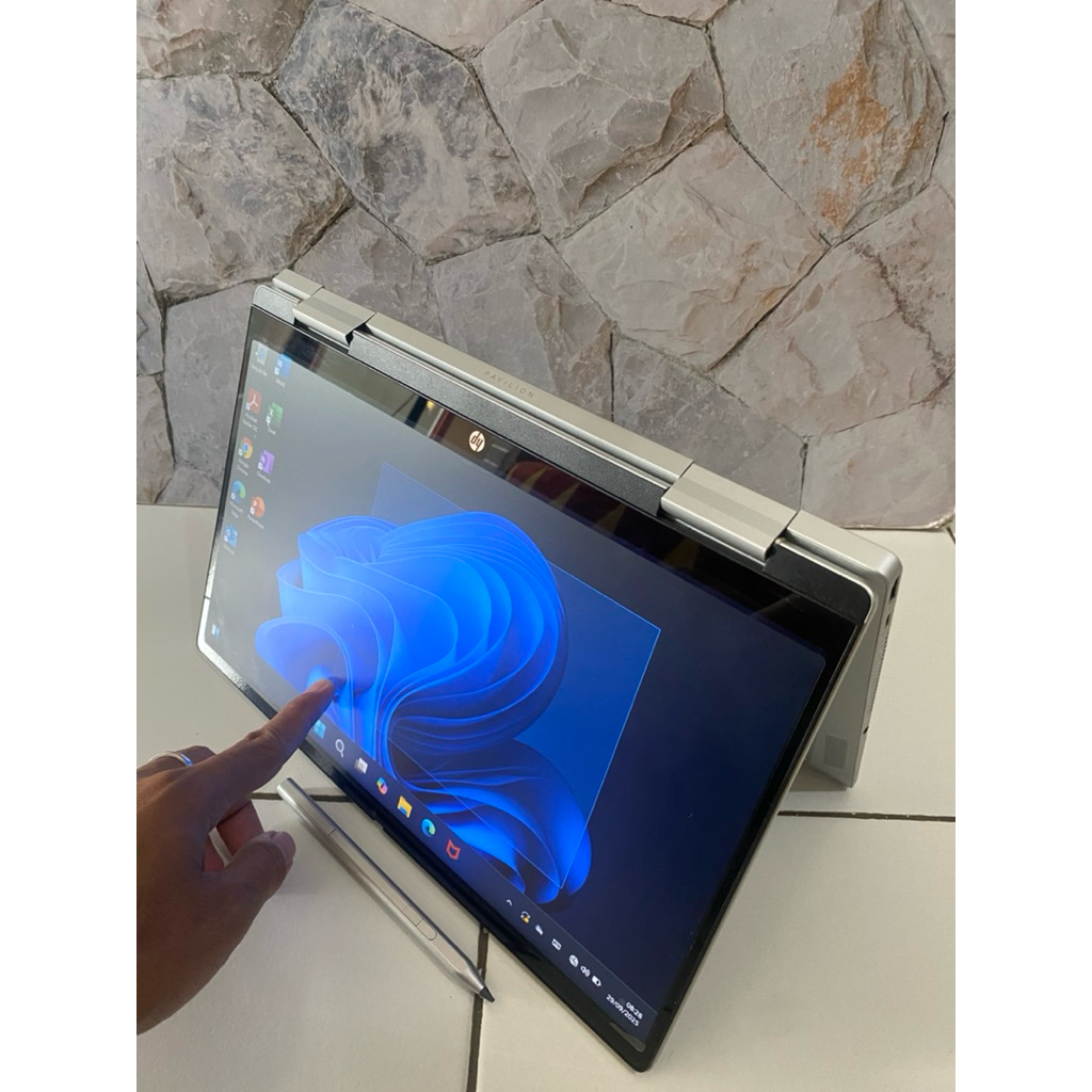 hp pavilion 14 x360 intel i7-1355u ram 16/512 gb wuxga touchscreen resmi