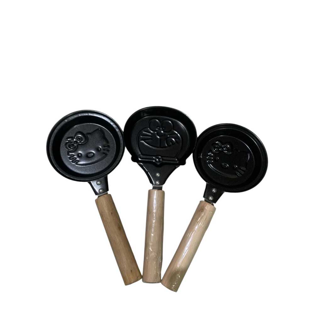 Teflon Mini Non Stick Frying Pan / teflon hello kitty / teflon doraemon / teflon pooh / teflon mini