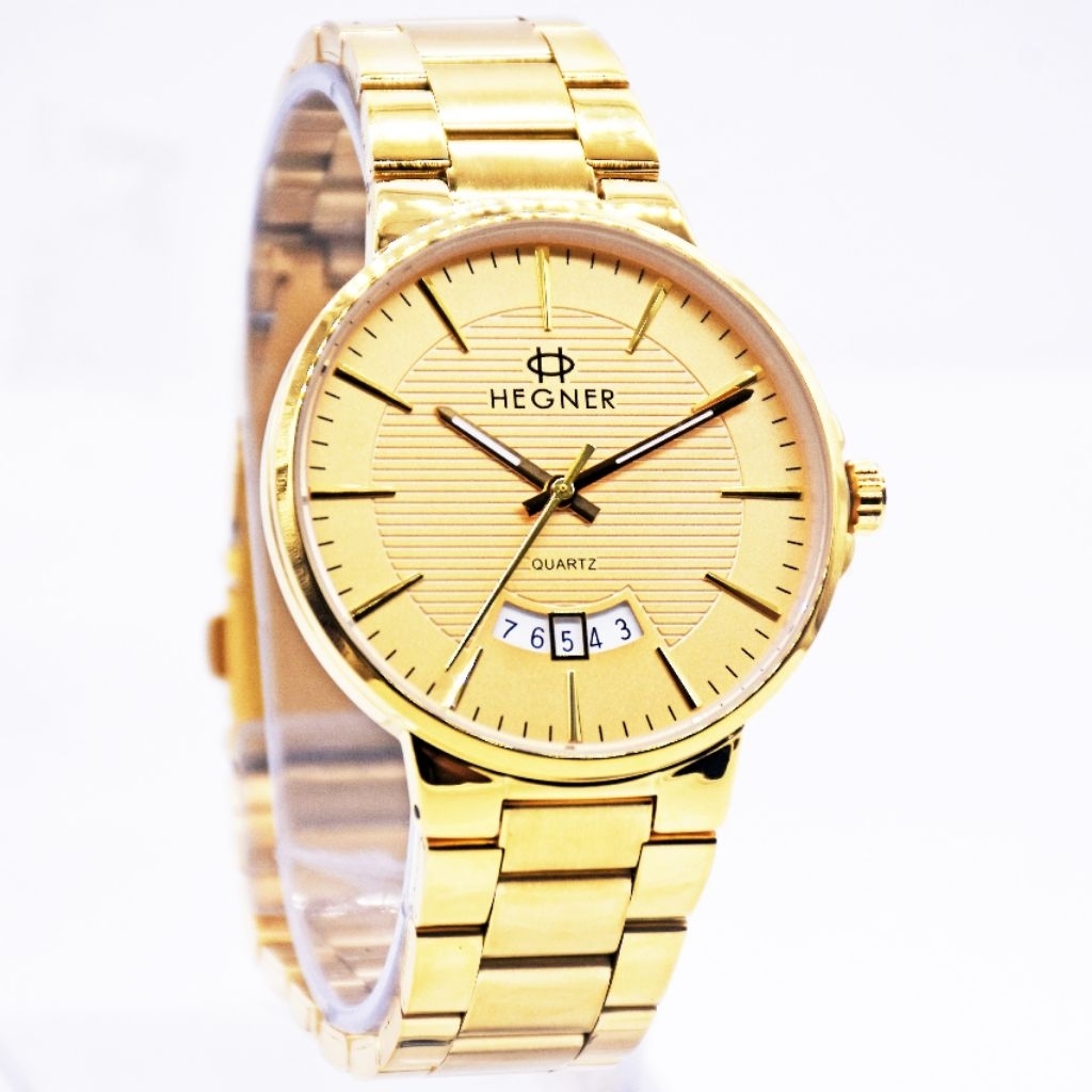 Jam Tangan Pria Hegner 5025 Analog Stainless Steel