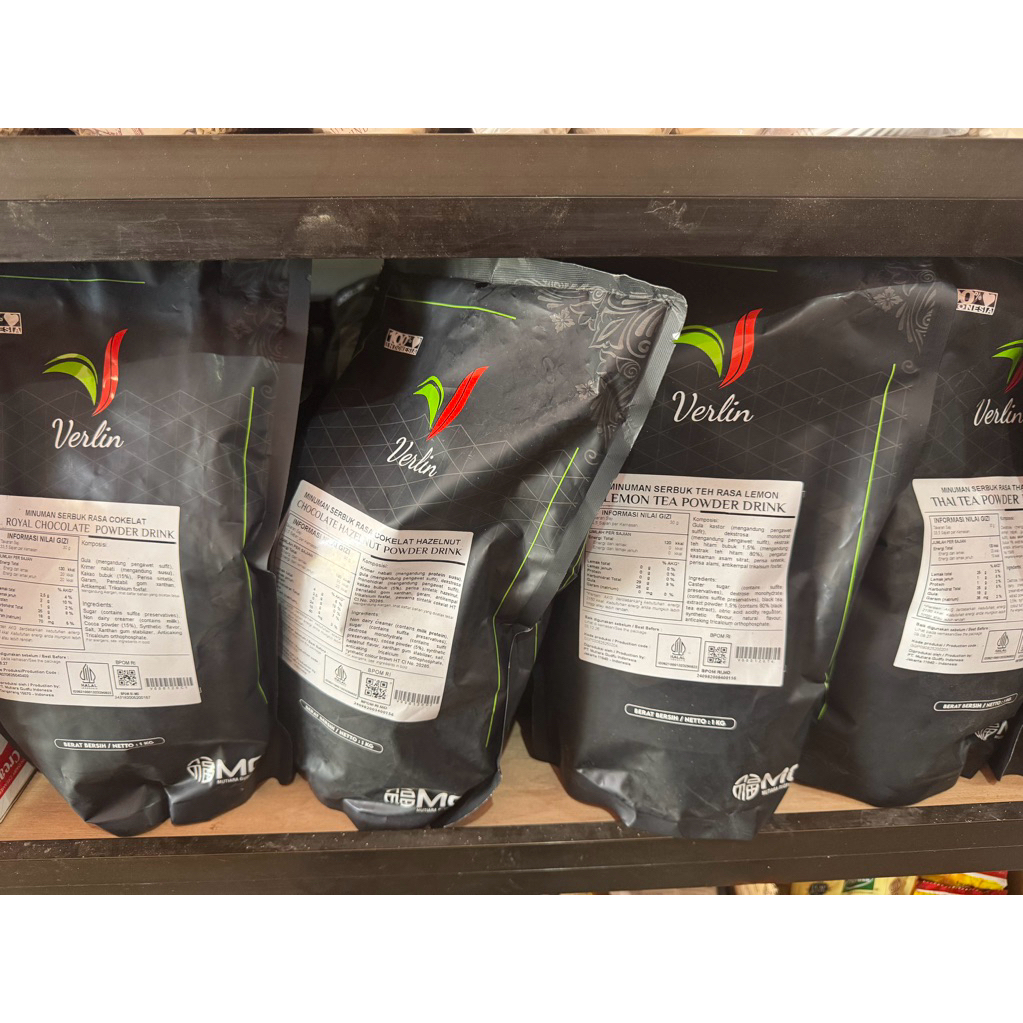 verlin minuman bubuk 1kg / bubuk minuma verlin berbagai rasa kemasan 1kg