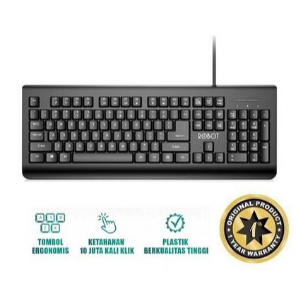 Robot RK20 Keyboard Office Wired Keyboard USB