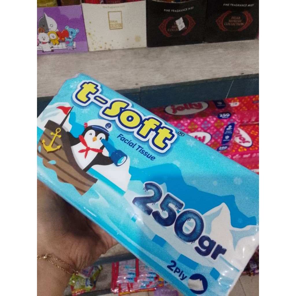 facial tissue t-soft isi 250 @2ply