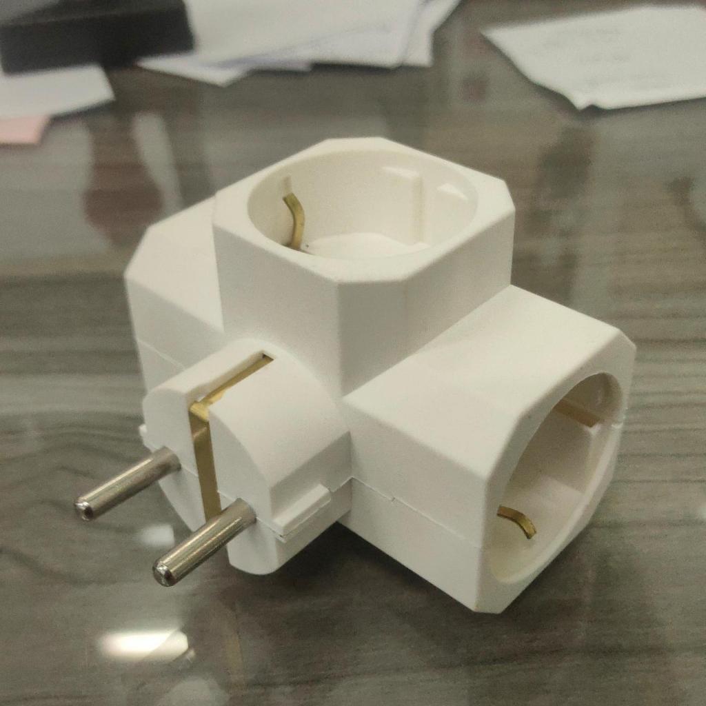 STEKER TEE ARDE BROCO COLOKAN LISTRIK T CABANG 3 ASLI ORIGINAL