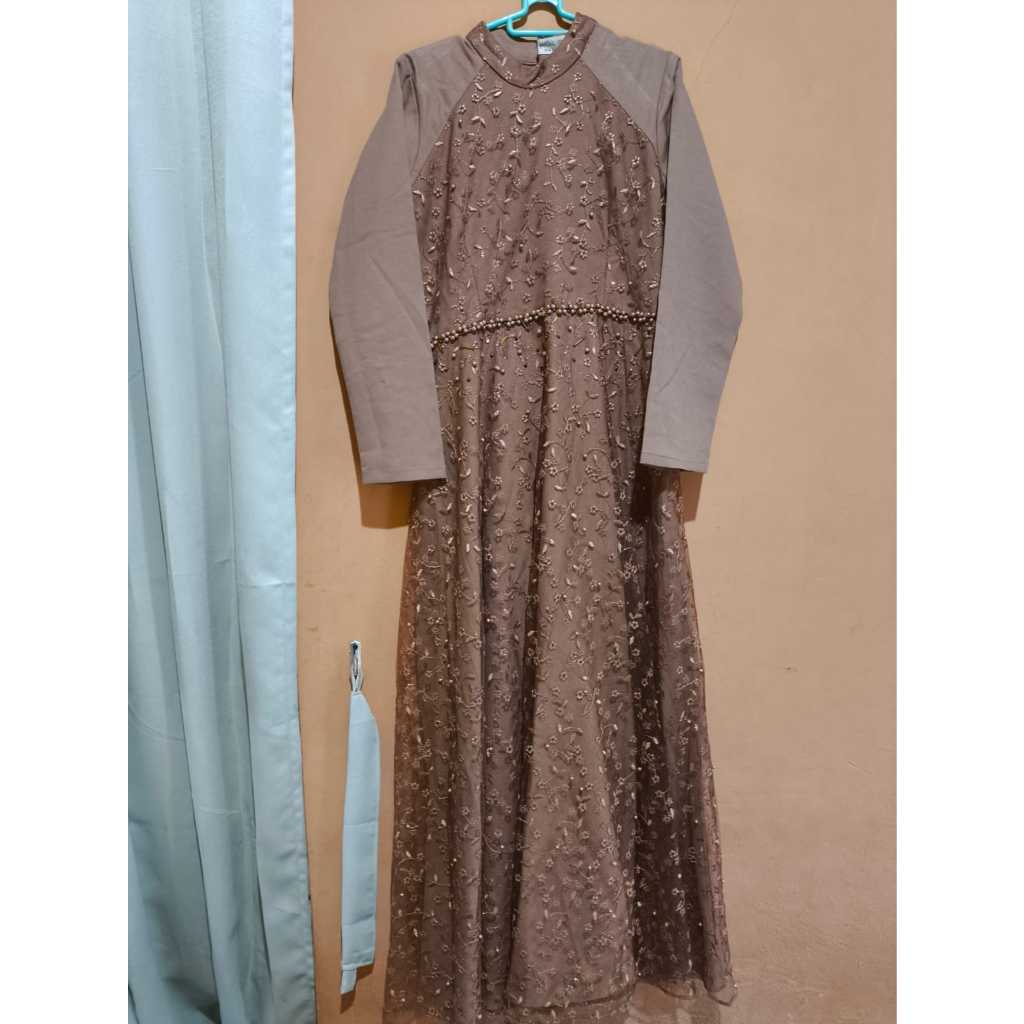 Rona Jelita Dress Tembaga By. Puthic (New)(baca deskripsi)