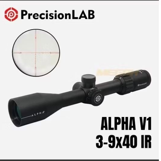 TELESKOP PRECISION LAB ALPHA V1 3-9X40 IR (TC465)