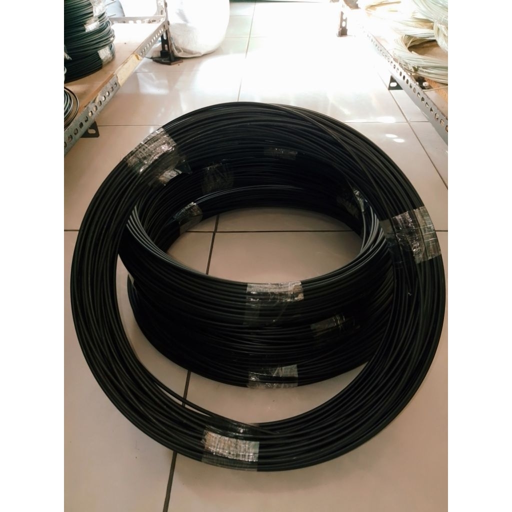 jeruji fiber hitam  dop kulitan ukuran 3,5mm