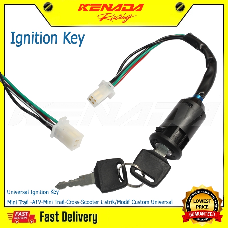 Universal Ignition Key Mini Trail -ATV-Mini Trail-Cross-Scooter Listrik/Modif Custom Universal