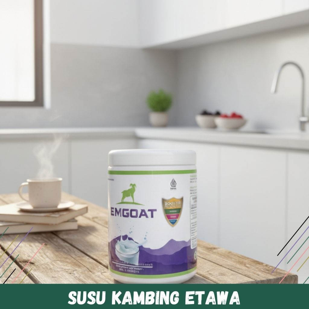 Susu etawa Emgoat halal - susu Emgoat sachet pot - susu kambing Emgoat isi 10 - susu Emgoat murni et