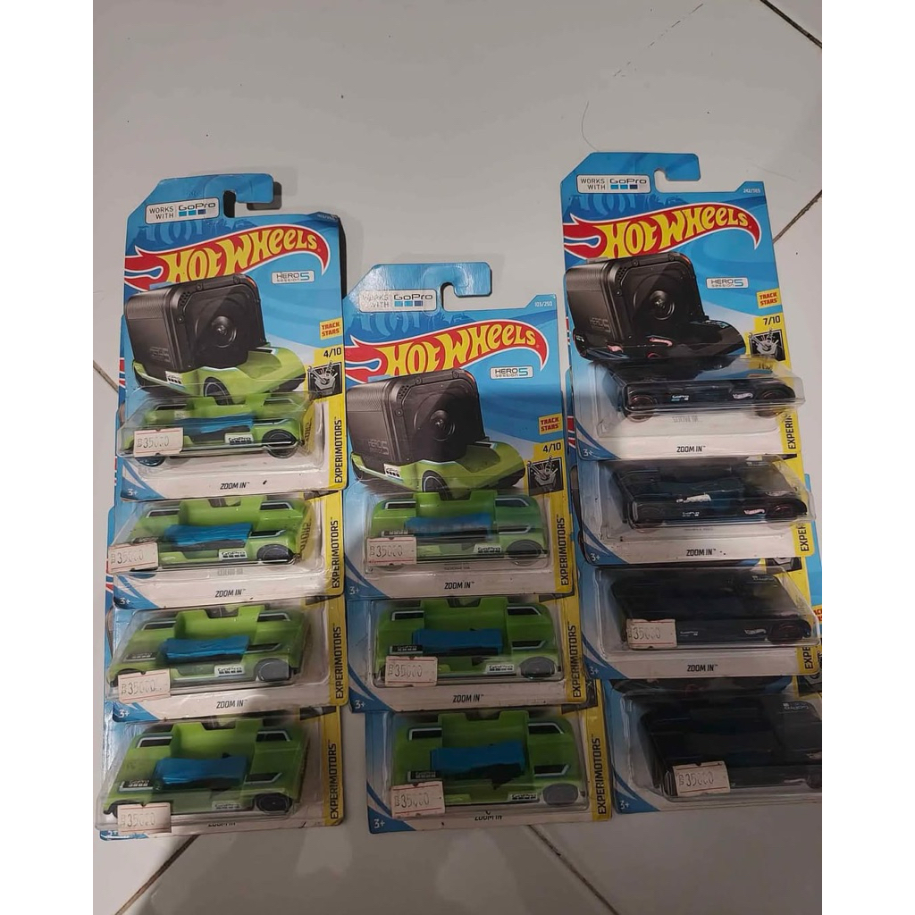 hotwheels zoom in by go pro