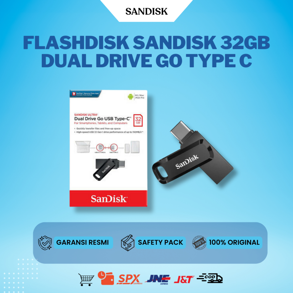 FLASHDISK SANDISK TYPE C 32GB USB 3.0