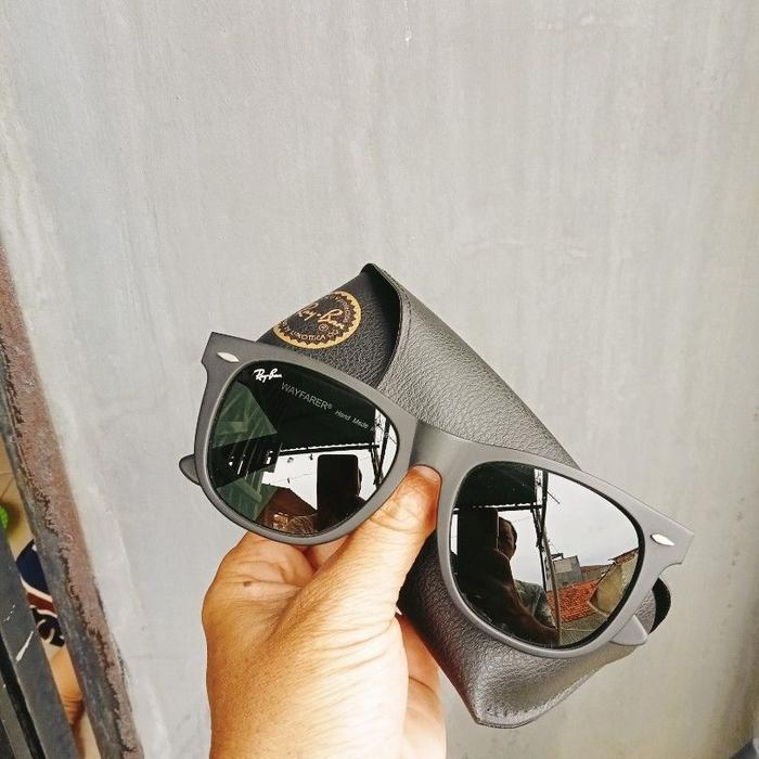 Kacamata Rayban Wayfarer Hitam Doff Second Original