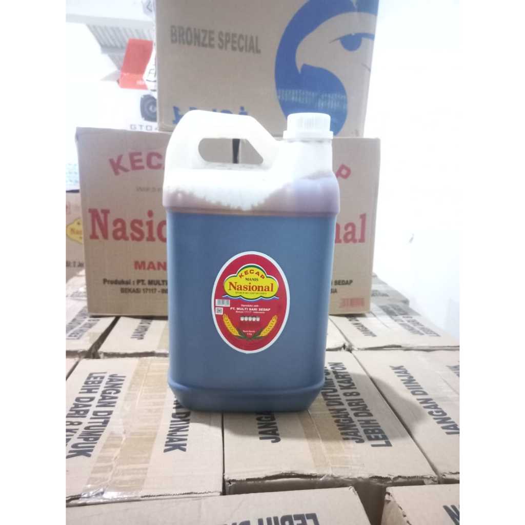 Kecap Manis Nasional Jerigen 6 kg - Kecap Nasional Jerigen 6 kg Asli Original