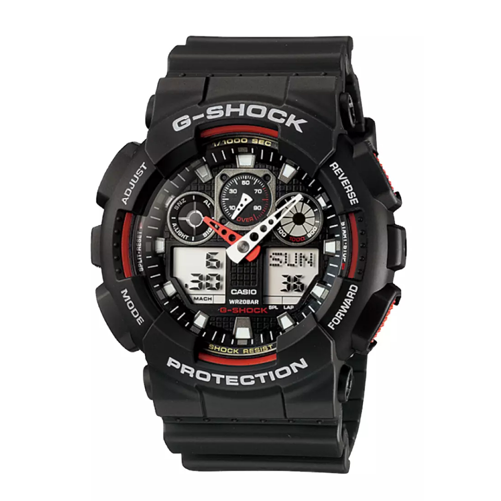 Jam Tangan Pria Casio G-Shock GA-100-1A4DR