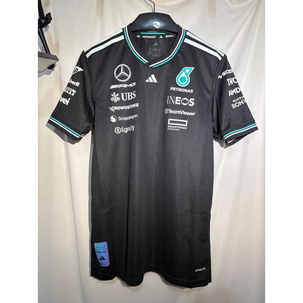 Mercedes F1 driver jersey black size M