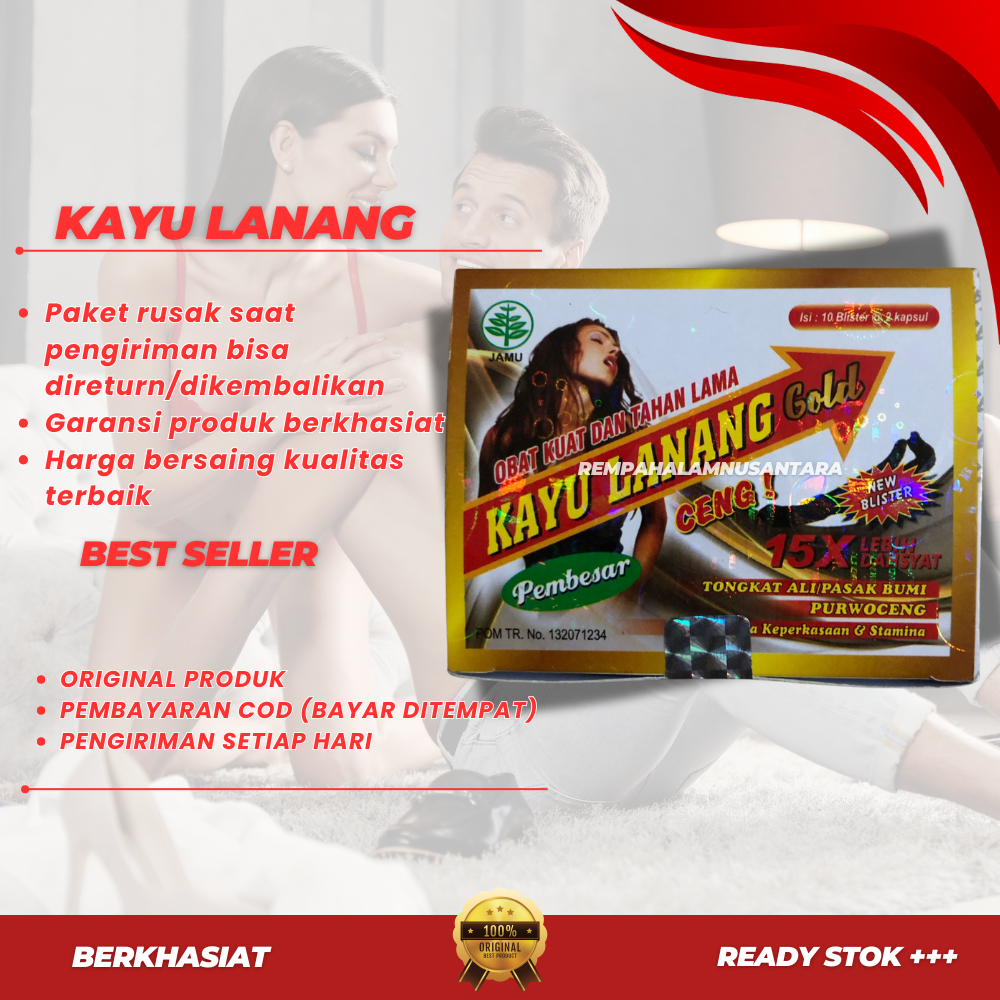 Kapsul Lanang Original Kayu Ceng Asli 100%