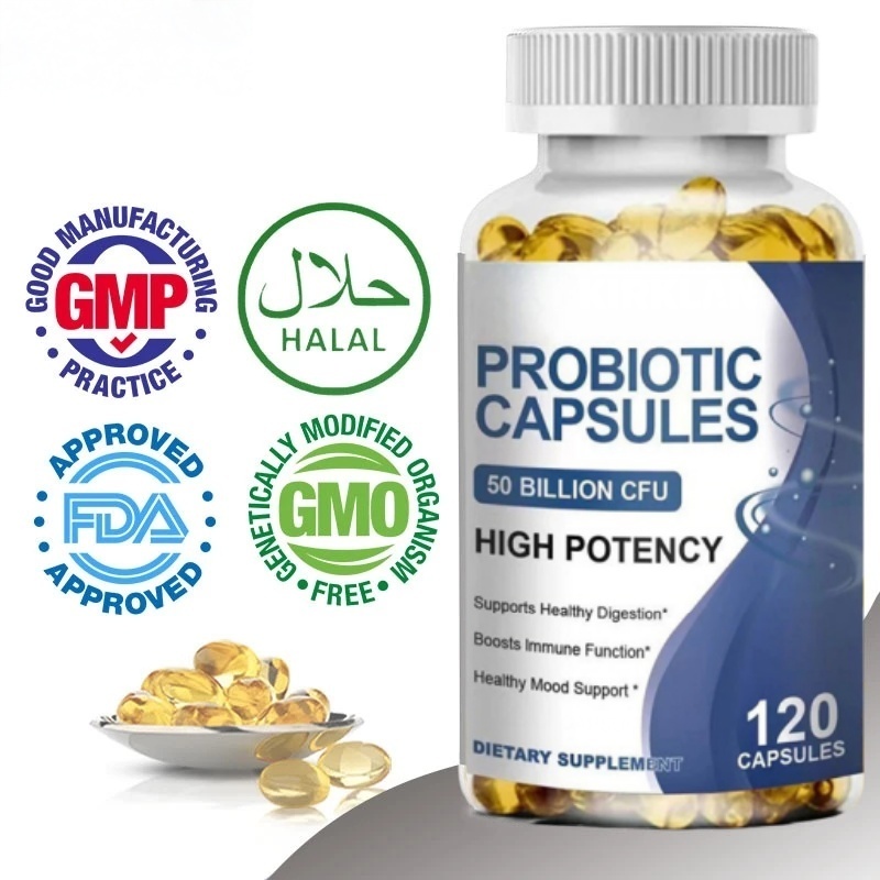 BEWORTHS Kapsul Probiotik 50 Miliar CFU | Suplemen Harian untuk Anak dan Dewasa dengan Prebiotik Org