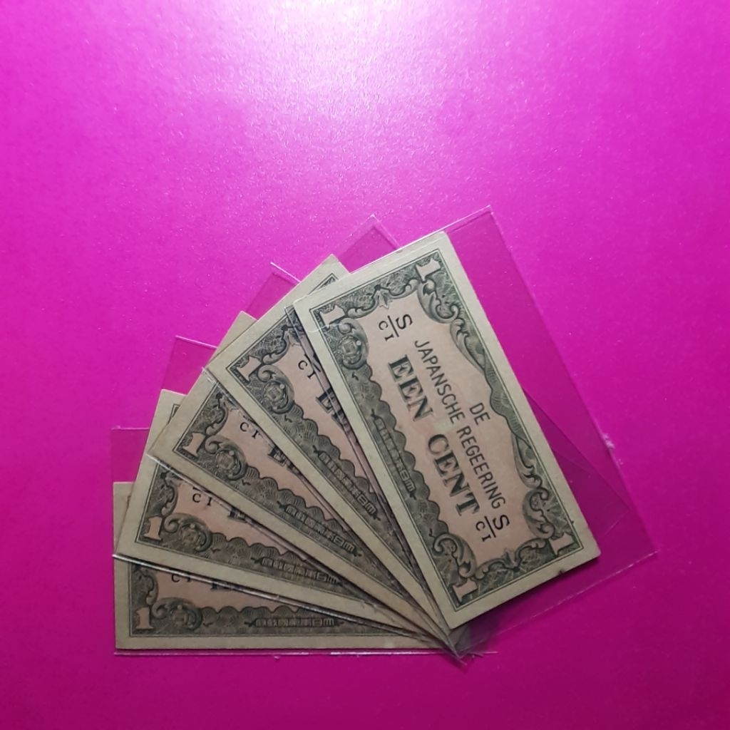 uang kuno 1 cent djr atau uang jaman penjajahan jepang