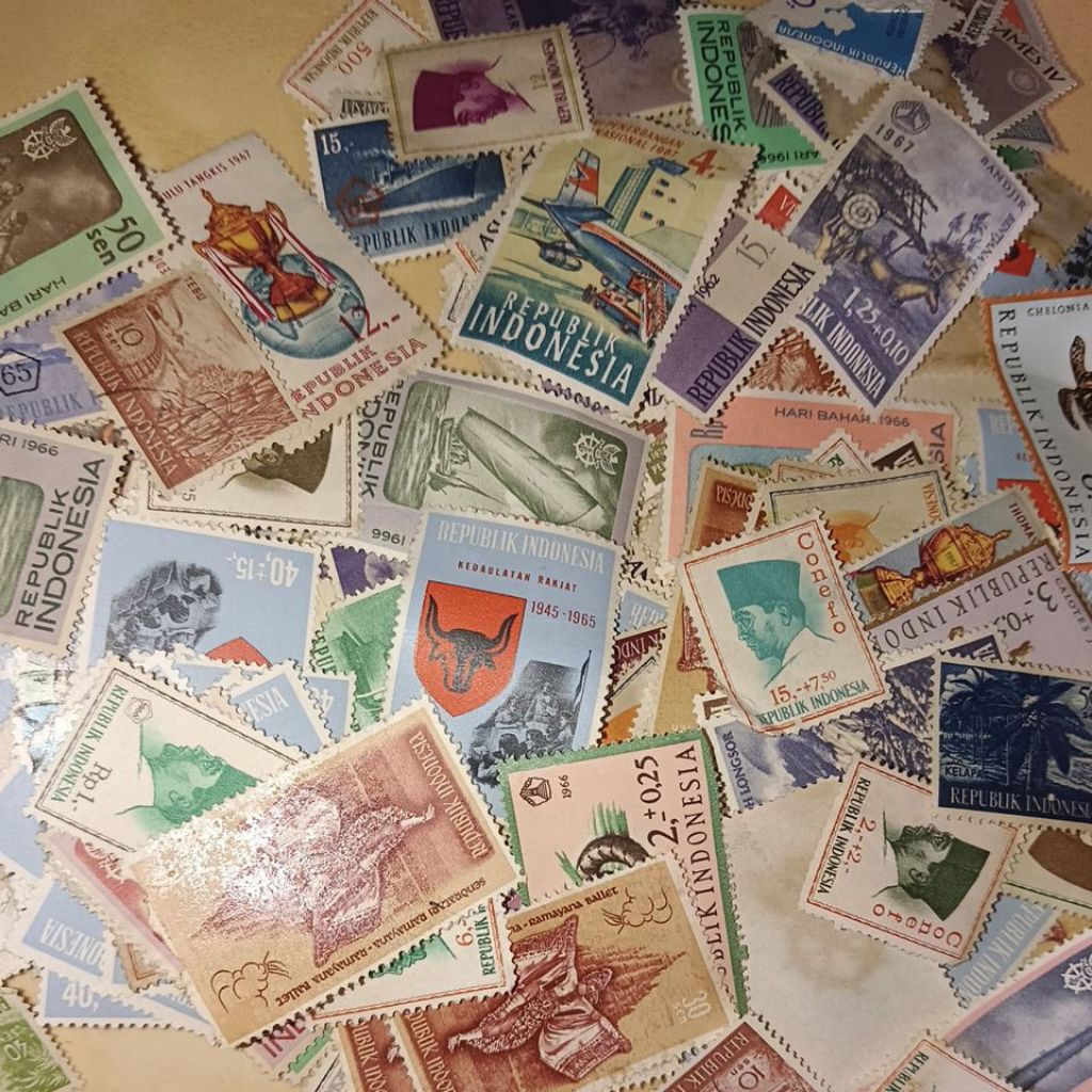 prangko kuno indonesia