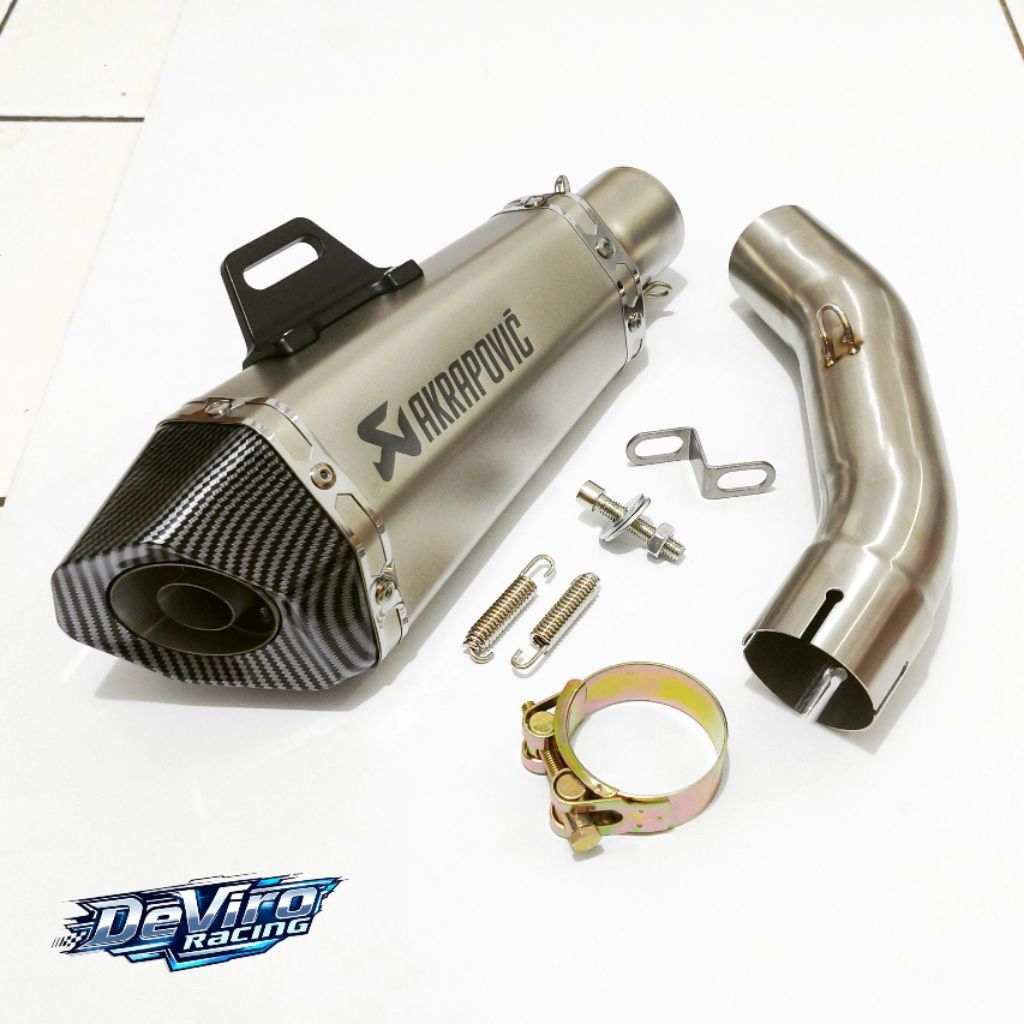 Knalpot Akrapovic ASZT Import Slip On KTM 250 390 Adventure