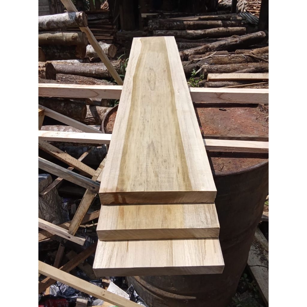 KAYU PAPAN 2X15 PANJANG 200CM KAYU SUDAH DI SERUT HALUS