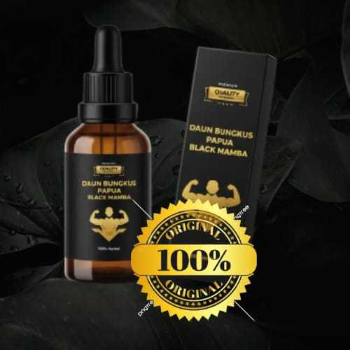 TOP1 DAUN BUNGKUS ASLI PAPUA PEMBESAR MR.P BLACK MAMBA ORIGINAL BPOM Privasi AMAN