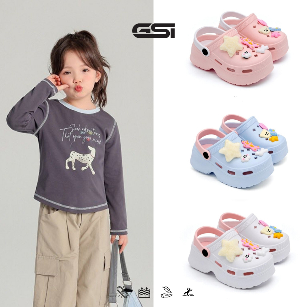 Sepatu Sandal Anak Favorit Viral Keren Spatu Sendal Cewek Terjamin Model Unik Fashion Kids Slip Prem