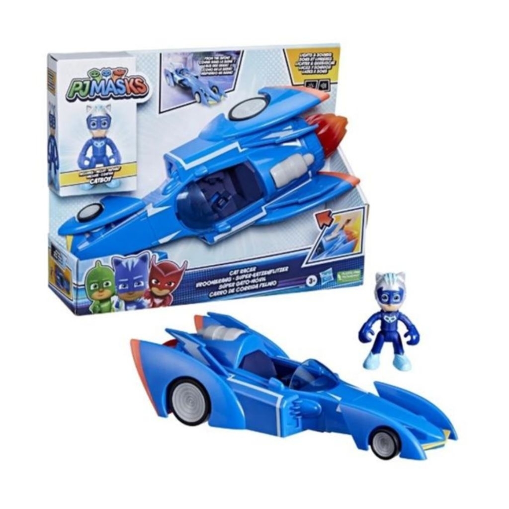 PJ MASKS PLAYSET CAT RACER CATBOY MAINAN MOBIL ANAK PJ MASKS ORIGINAL HASBRO