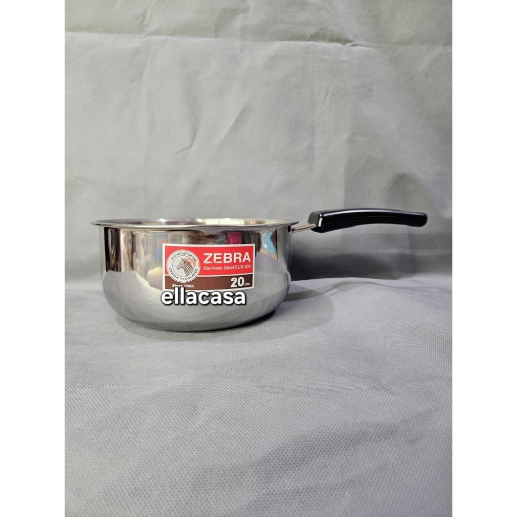Panci Susu Zebra 20cm / Panci Masak Indomie Zebra Thailand / Sauce Pan Zebra /  Panci Susu Stainless