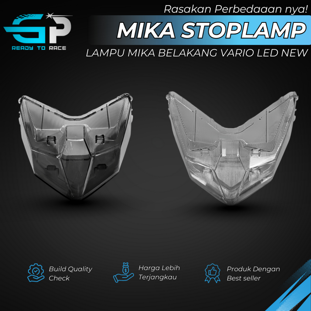 MIKA STOPLAMP VARIO 125 150 NEW MIKA LAMPU BELAKANG VARIO BENING MIKA STOPLAMP SMOKE VARIO 125 150