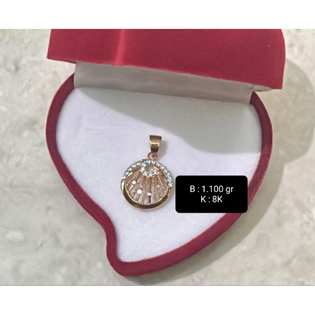 Liontin kadar 375 Emas Asli