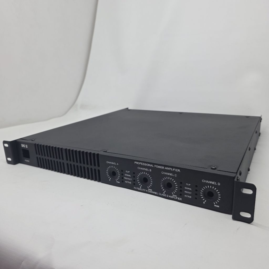 Box Amplifier 1U 4channel DC2