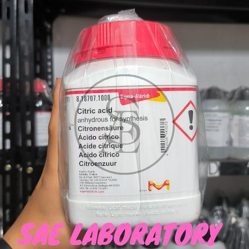 Citric Acid Anhydrate / Asam Sitrat / C6H8O7 MERCK 8.18707 MERCK 818707 1KG