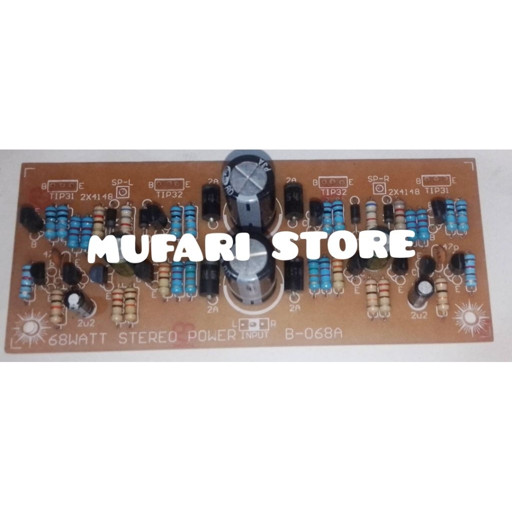 KIT 68 WATT STEREO POWER AMPLIFIER