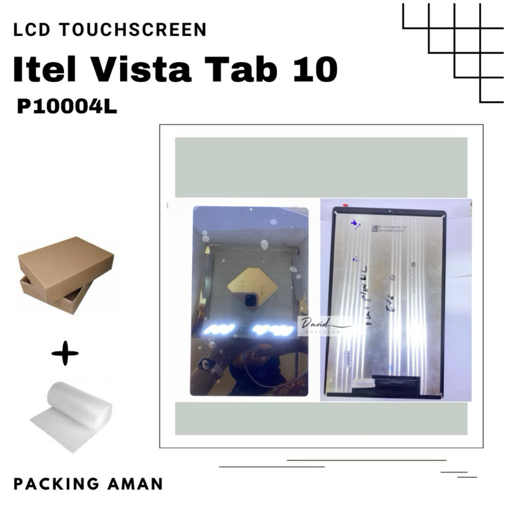 LCD TOUCHSCREEN ITEL VISTA TAB 10 / P10004L FULLSET