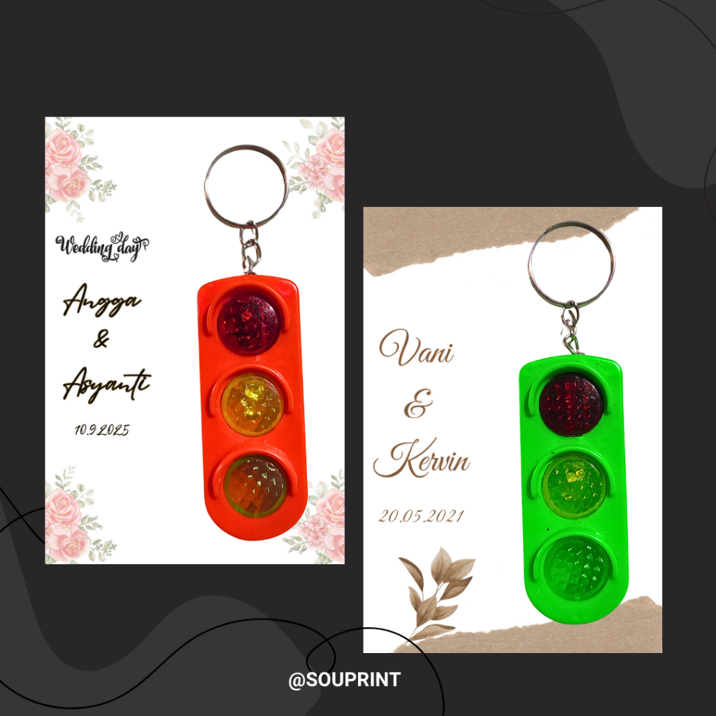 Souvenir Pernikahan Gantungan Kunci Bisa Nyala Lampu / Sorvenir Ulang Tahun Anak Cusotm / Souvenir W
