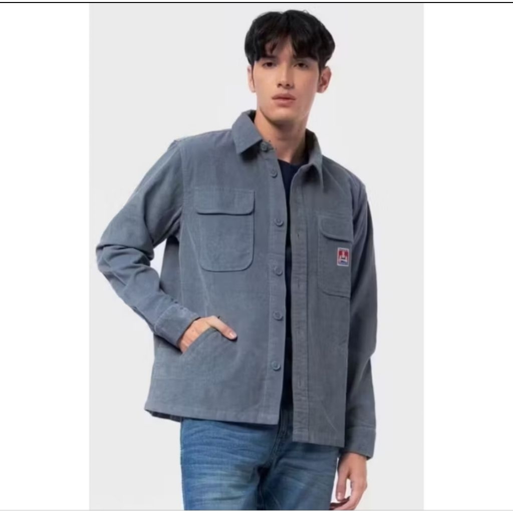 ORIGINAL Wrangler Jacket Trucker Regular BLAZE Dusty Blue 02A24 size XL