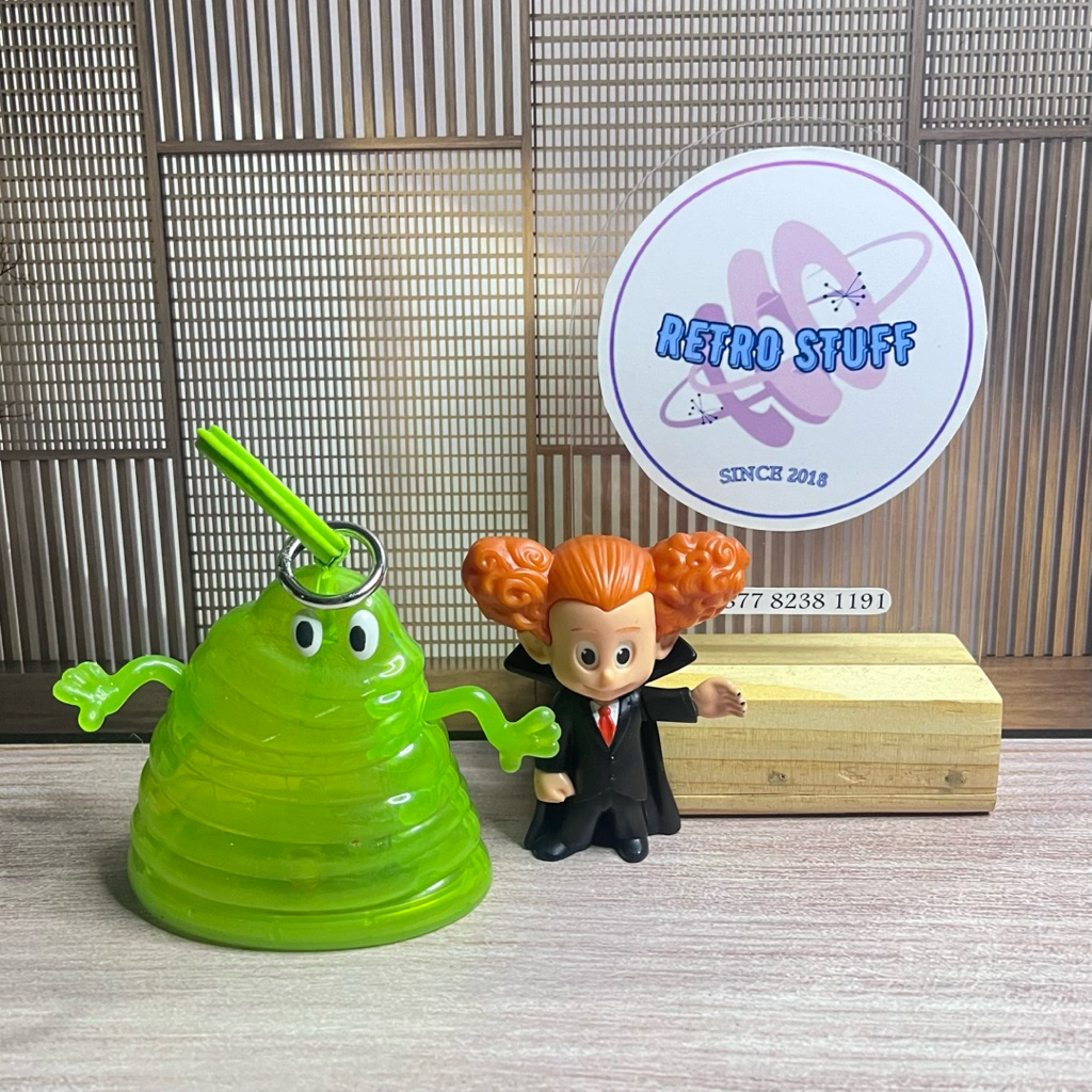 Figure Set Hotel Transilvania Blobby & Dennis Dracula Lucu