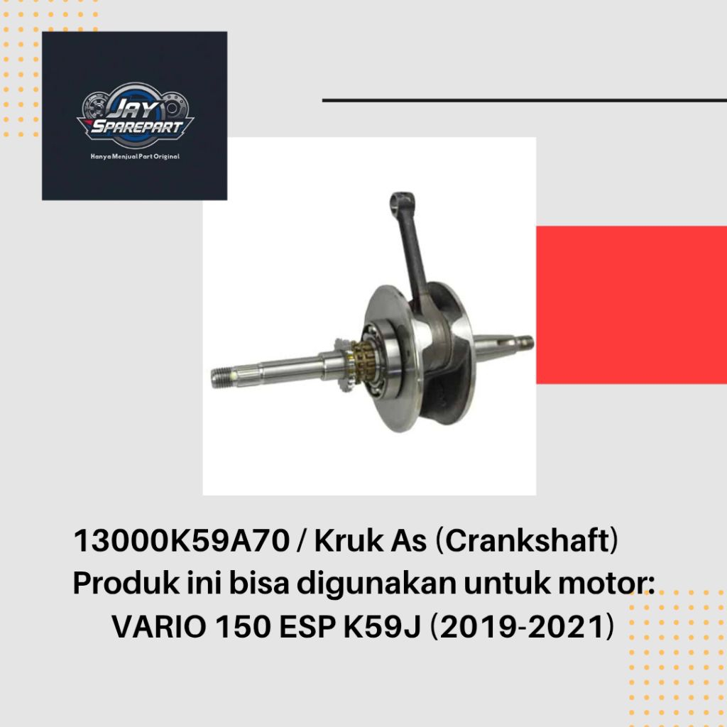 Kruk As (Crankshaft) K59J 13000K59A70