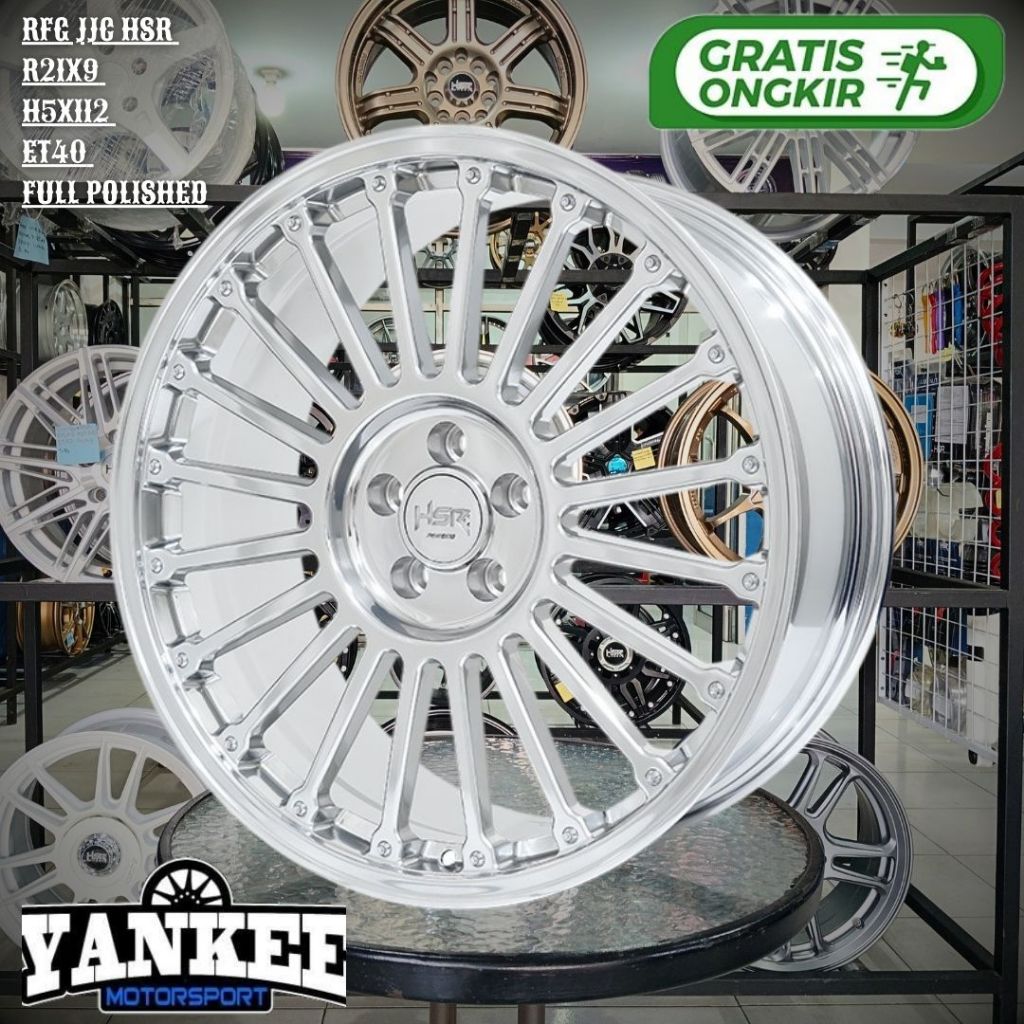 Velg Mobil Ring 21 R21 HSR RFG JJC PCD 5x112 Untuk Mobil GLORRY 560,KODIAQ,TIGUAN
