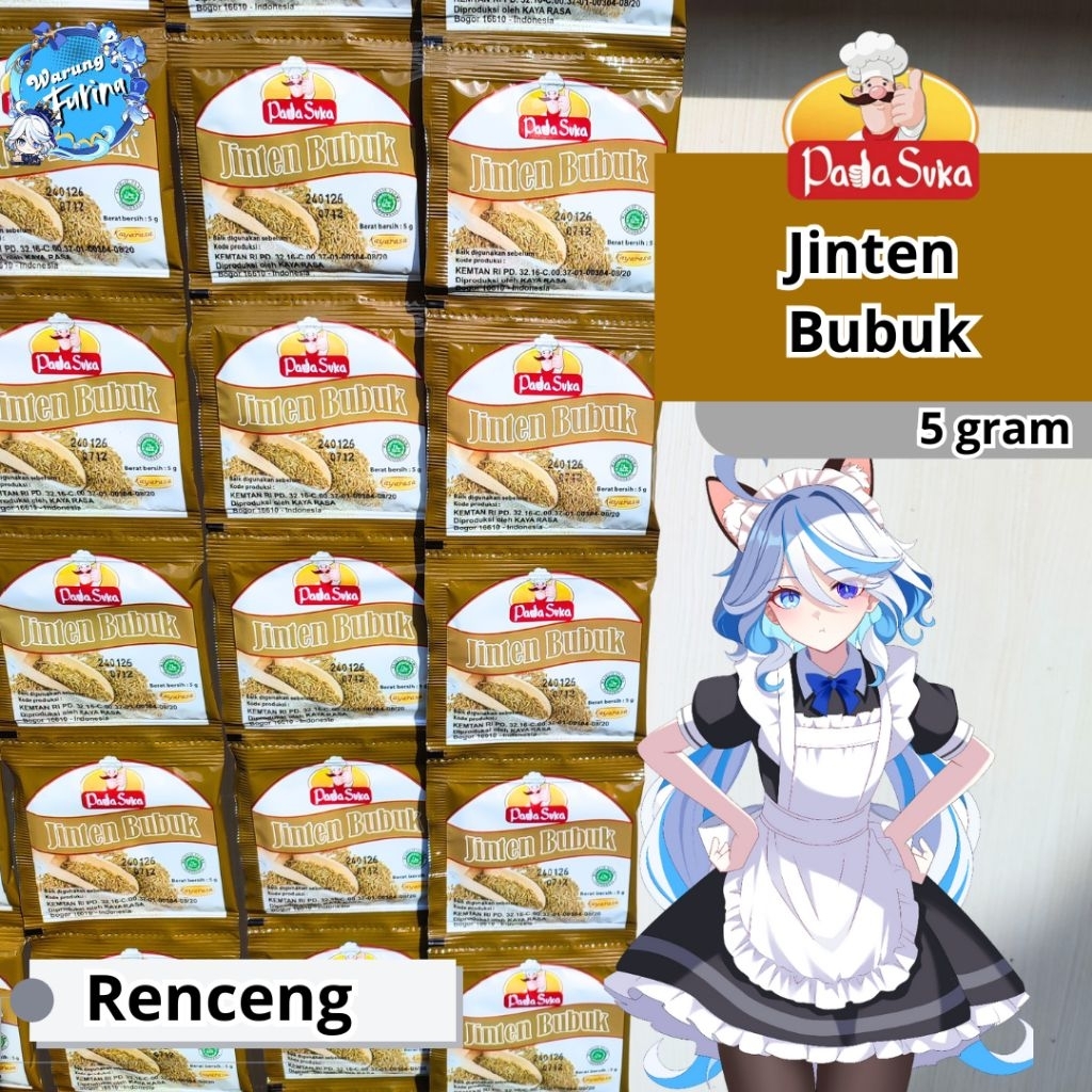 Padasuka Jinten Bubuk Sachet 5gr | Renceng