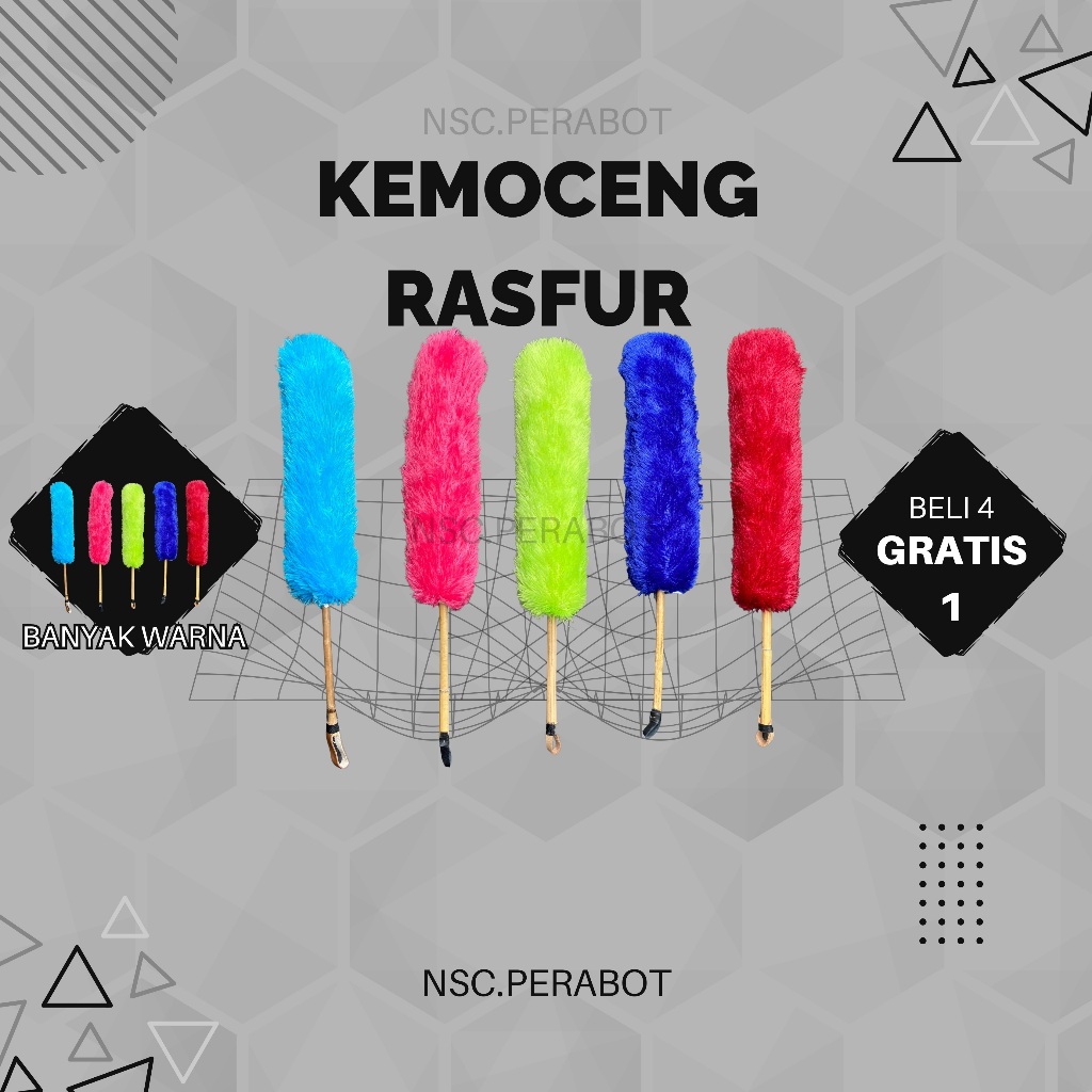 Kemoceng Anti Gores Mobil/ Kemoceng Bulu Warna Warni/ Kemoceng Serbaguna/ Sulak