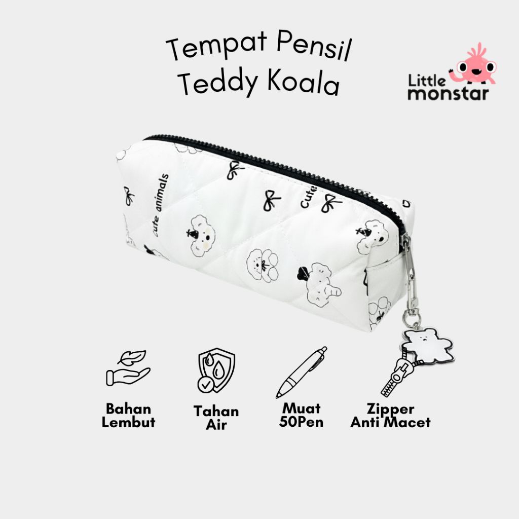 Tempat Pensil Koala Lucu Muat 50 pen | Kotak Pensil Sekolah Simple