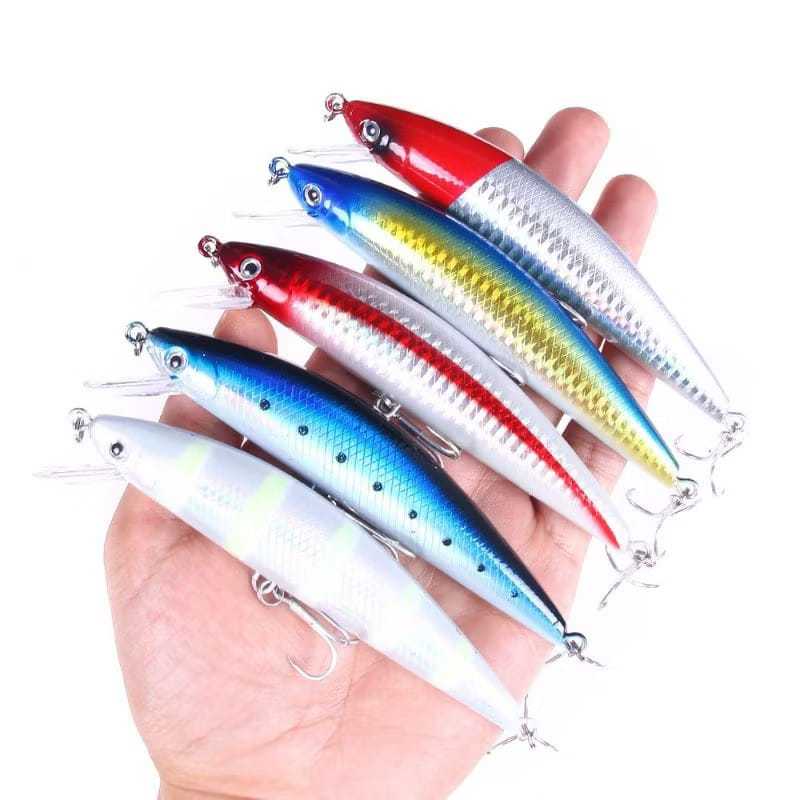 Lure Minnow Sinking / Umpan Pancing Casting / Trolling 12 cm 40 gr
