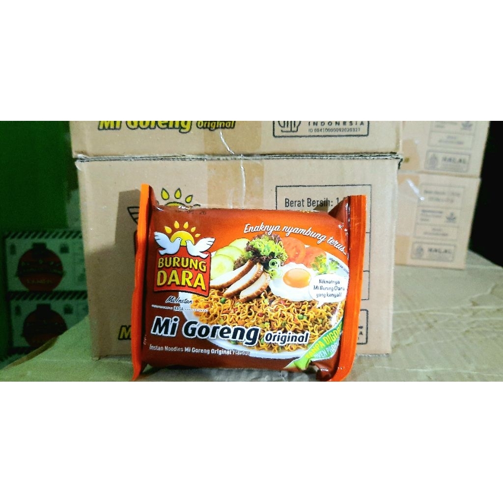 Mie Burung Dara Instan 1 dus isi 20 bks (goreng original)